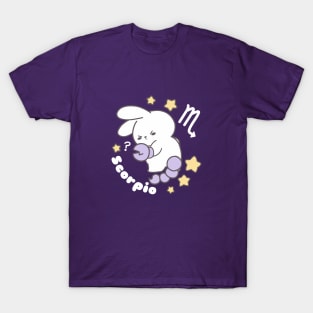 Loppitokki Bunny Embracing Scorpio Zodiac Magic T-Shirt